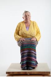 and more Whole Body Woman Artistic poses White Casual Overweight Wrinkles